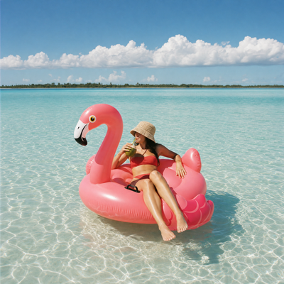 Pink Drama Float